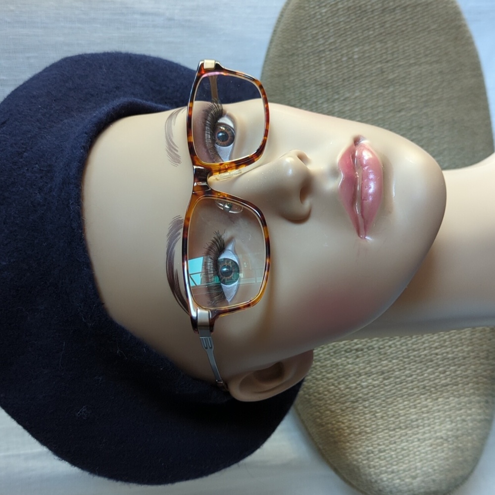 Vmaxx High Quality Golden Tortoise Eyeglasses Frames Classic Rounded Rectangle